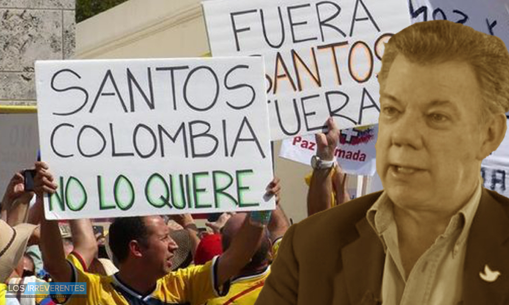 ¡Renuncie presidente Santos!