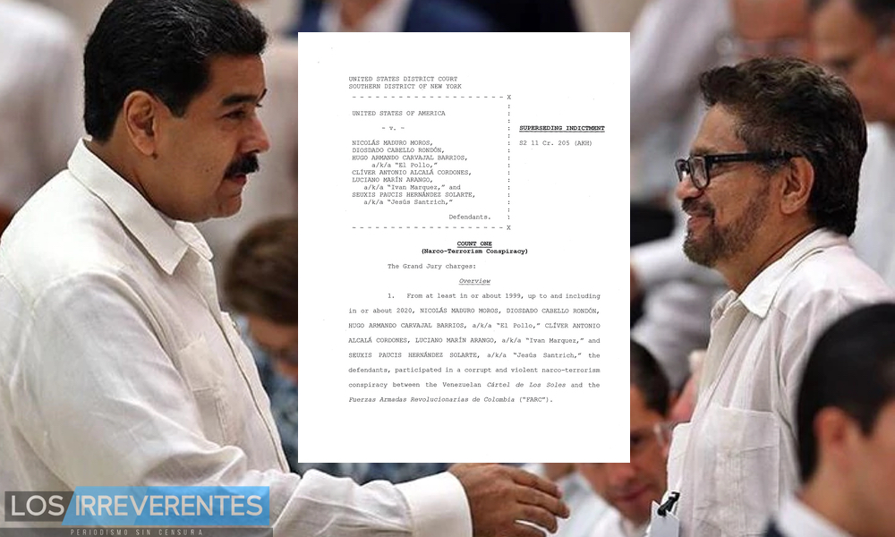 Claves del Indictment contra Maduro, Iván Márquez y Sántrich